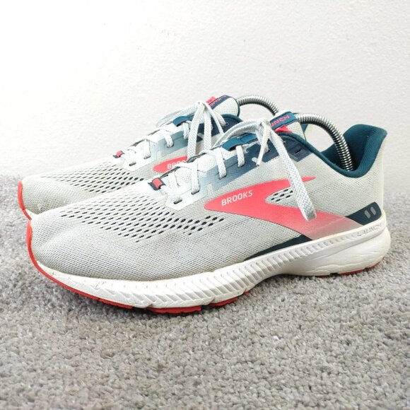 Brooks Launch 8 Womens Size 10.5 Running Shoes Athletic Pink Blue Low Top - Picture 1 of 11